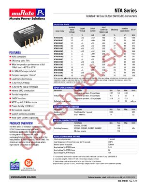 NTA0509MC datasheet  